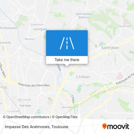 Impasse Des Anémones map