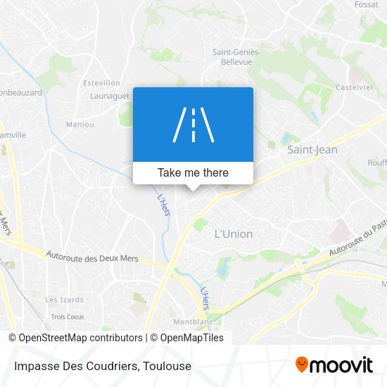 Impasse Des Coudriers map