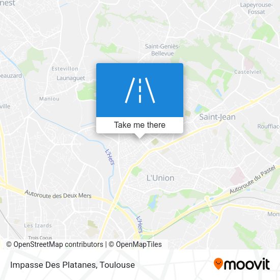 Impasse Des Platanes map