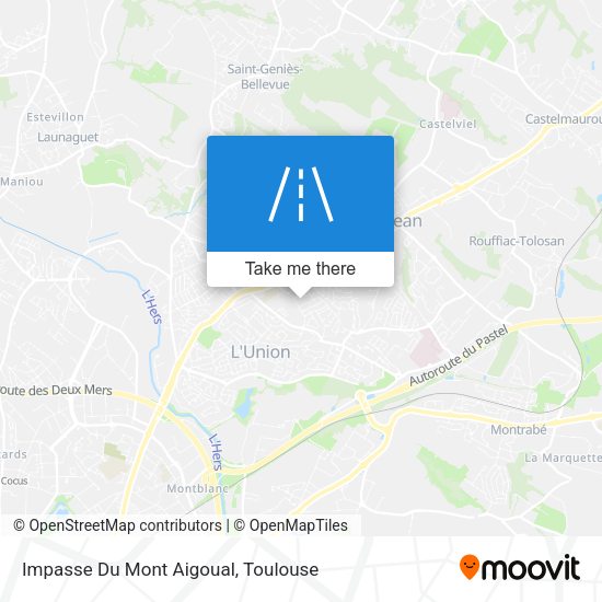 Impasse Du Mont Aigoual map