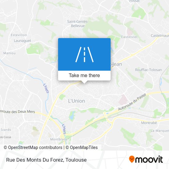 Rue Des Monts Du Forez map