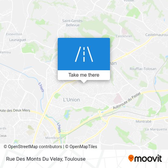 Rue Des Monts Du Velay map