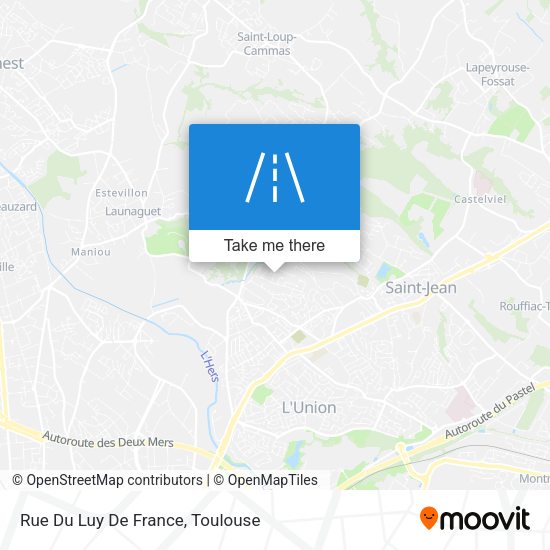 Rue Du Luy De France map