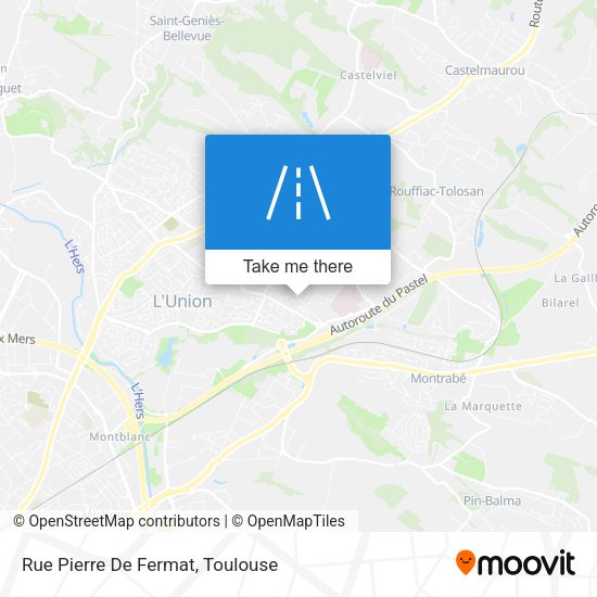 Rue Pierre De Fermat map