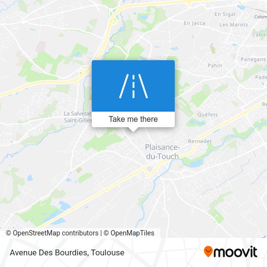Avenue Des Bourdies map