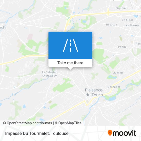 Impasse Du Tourmalet map