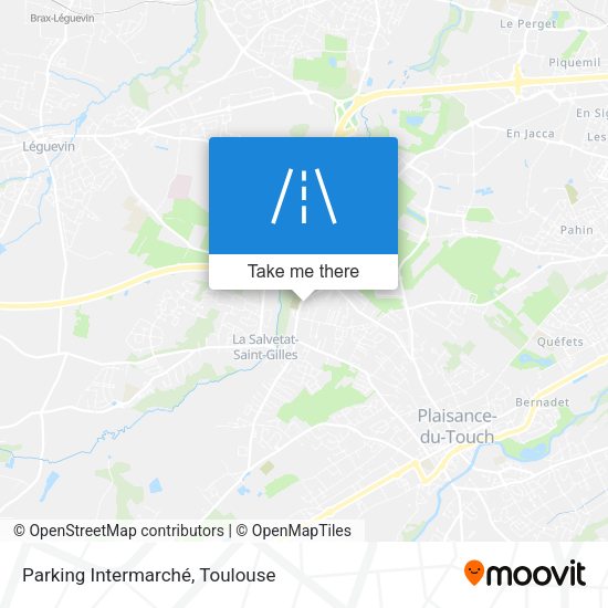 Parking Intermarché map