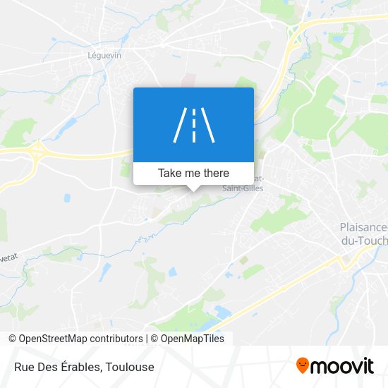 Rue Des Érables map