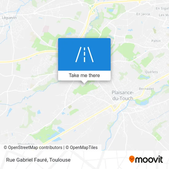 Rue Gabriel Fauré map