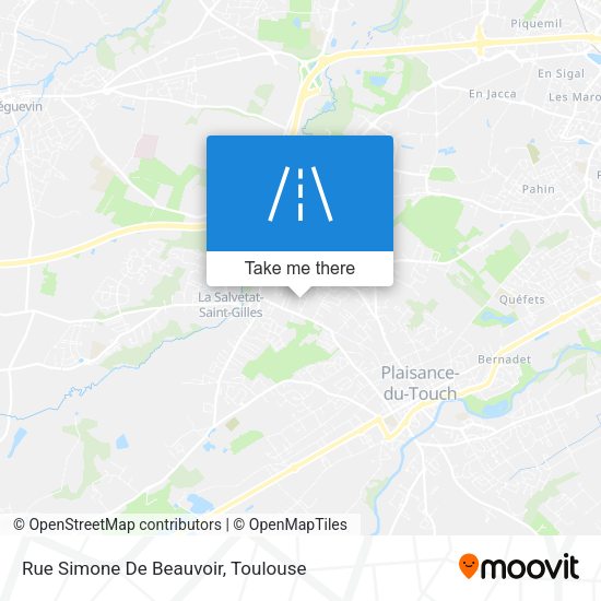 Rue Simone De Beauvoir map