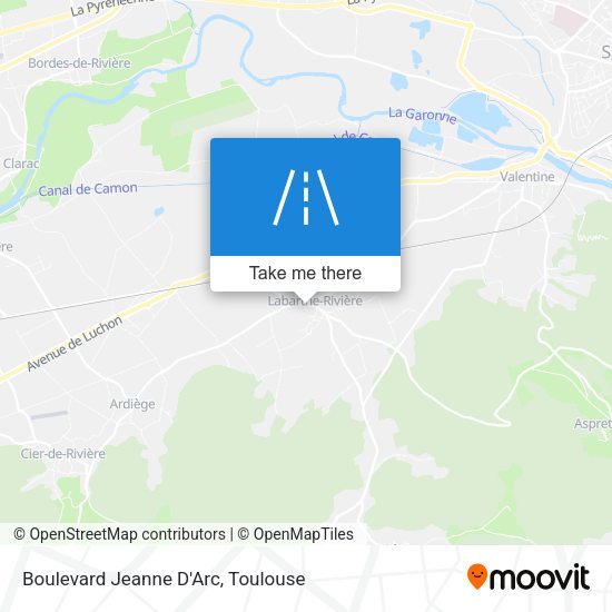 Boulevard Jeanne D'Arc map