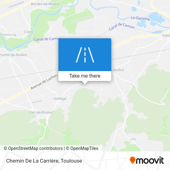 Chemin De La Carrière map