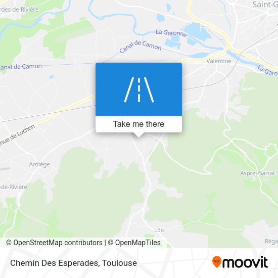 Chemin Des Esperades map