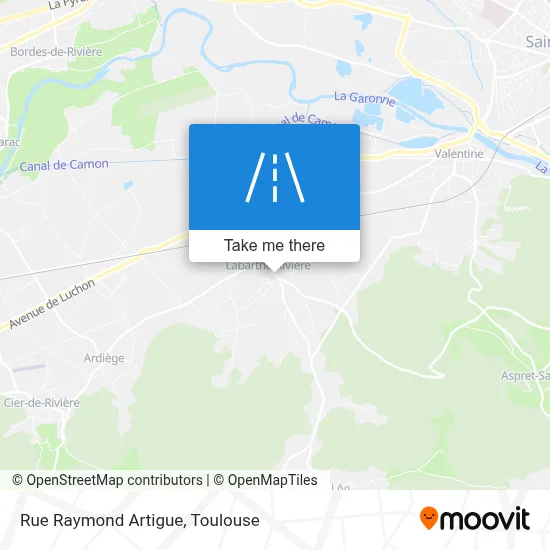 Rue Raymond Artigue map