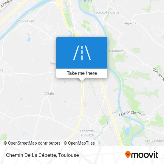 Chemin De La Cépette map