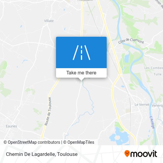 Chemin De Lagardelle map