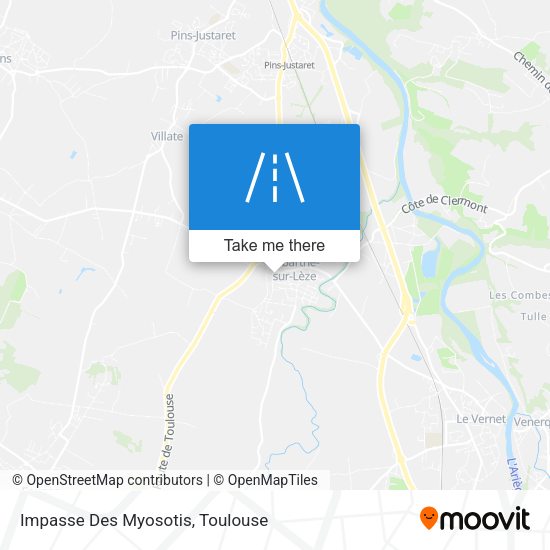 Impasse Des Myosotis map
