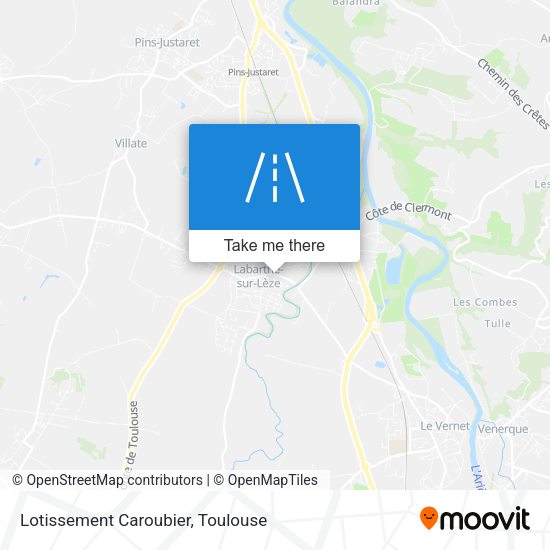 Lotissement Caroubier map