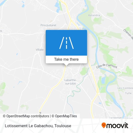 Lotissement Le Gabachou map
