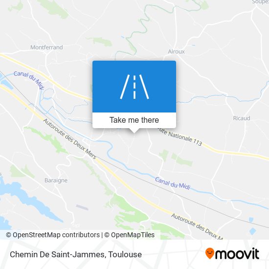 Chemin De Saint-Jammes map