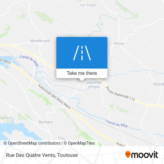 Rue Des Quatre Vents map