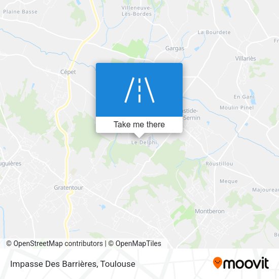 Impasse Des Barrières map