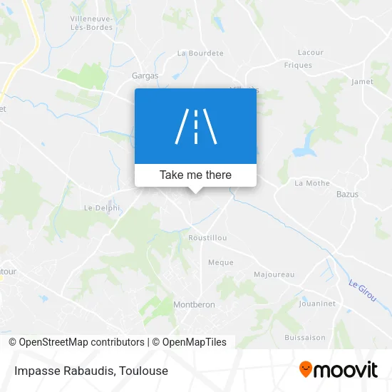 Impasse Rabaudis map