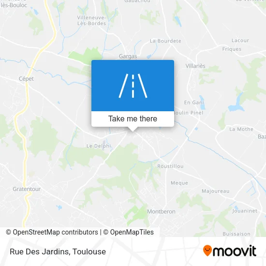 Rue Des Jardins map