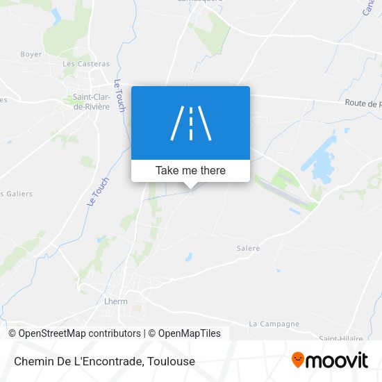 Chemin De L'Encontrade map