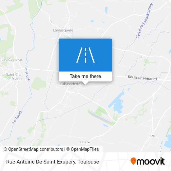 Rue Antoine De Saint-Exupéry map