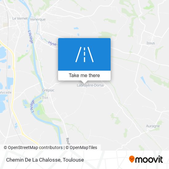 Chemin De La Chalosse map