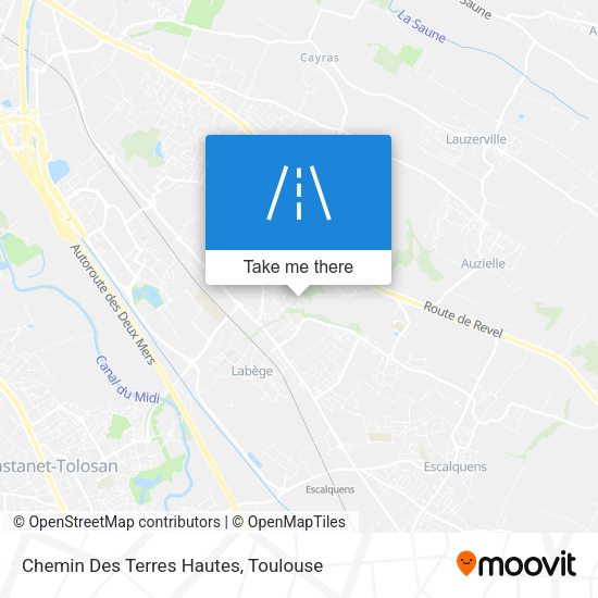 Chemin Des Terres Hautes map