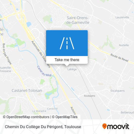 Chemin Du Collège Du Périgord map