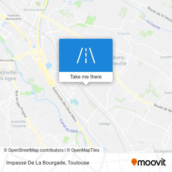 Impasse De La Bourgade map
