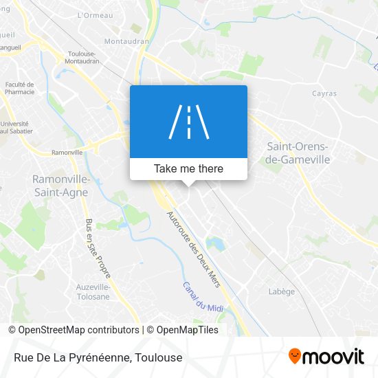 Rue De La Pyrénéenne map