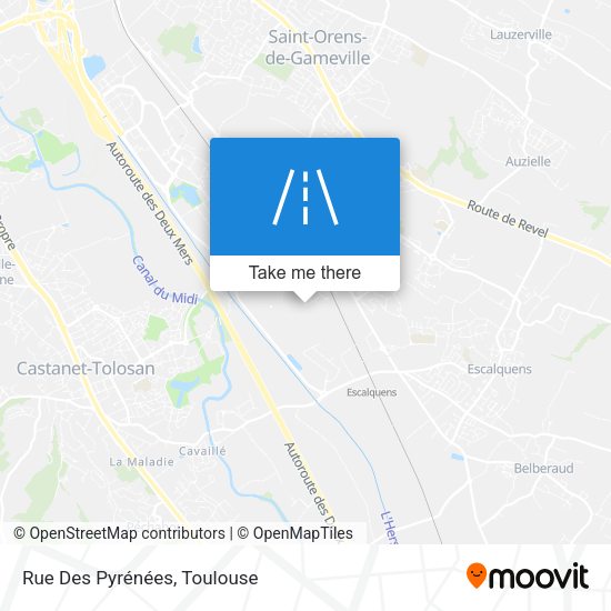 Rue Des Pyrénées map