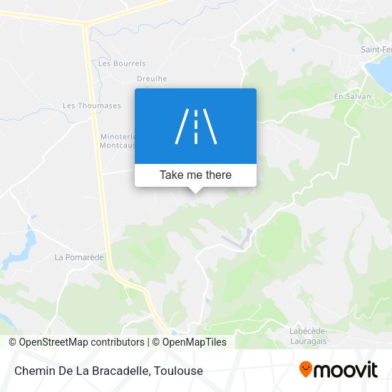 Chemin De La Bracadelle map