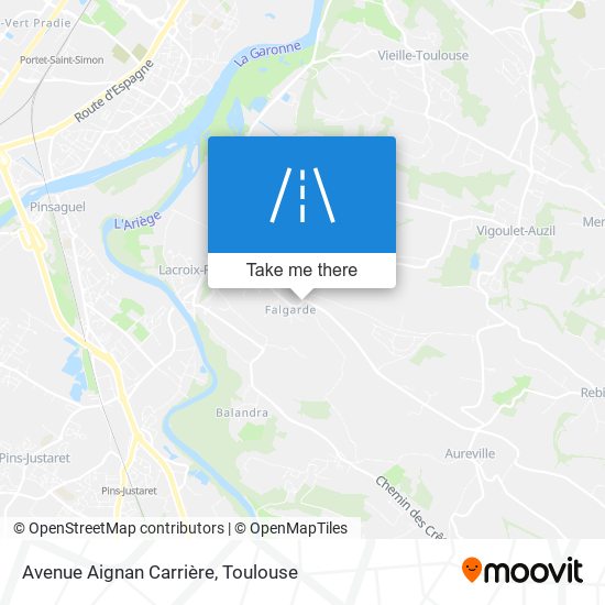Avenue Aignan Carrière map