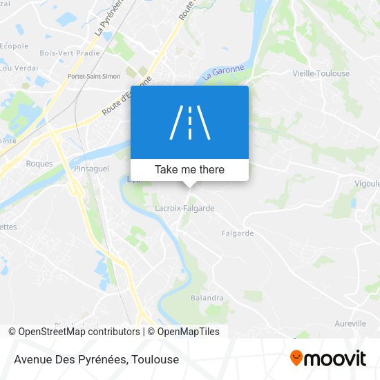 Avenue Des Pyrénées map