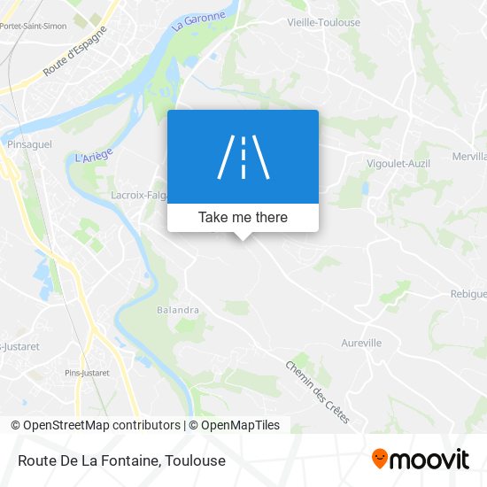 Route De La Fontaine map