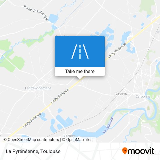 La Pyrénéenne map