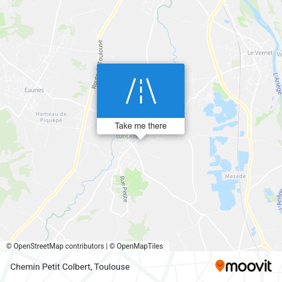 Chemin Petit Colbert map