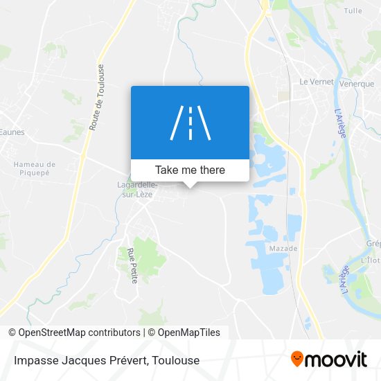 Impasse Jacques Prévert map
