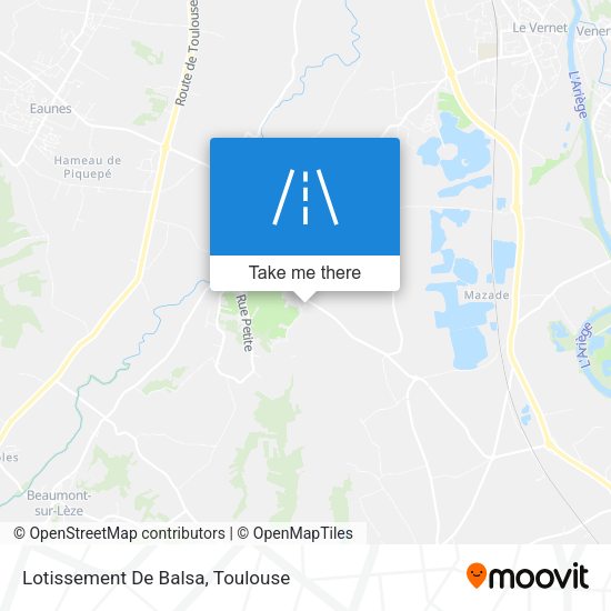 Lotissement De Balsa map