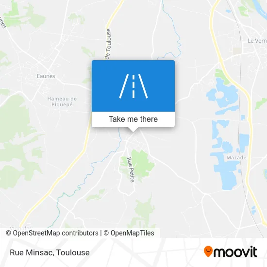 Rue Minsac map