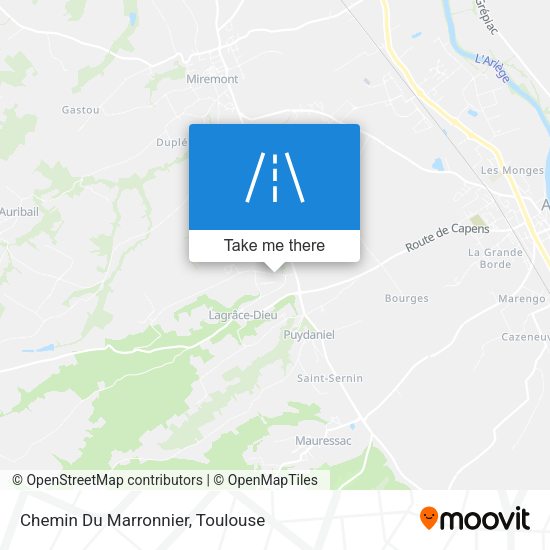 Chemin Du Marronnier map