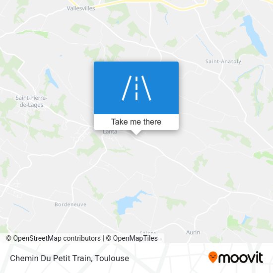 Chemin Du Petit Train map