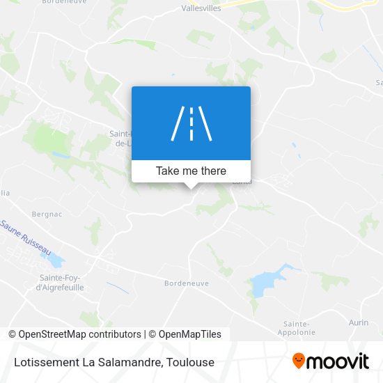 Lotissement La Salamandre map