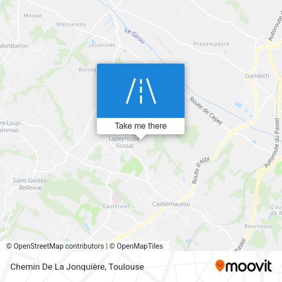 Chemin De La Jonquière map