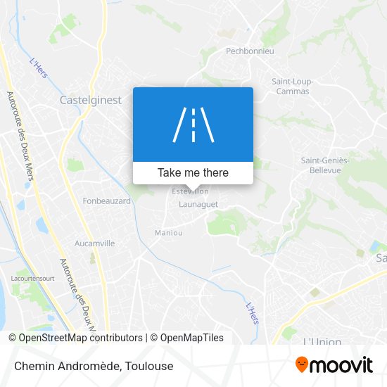 Chemin Andromède map